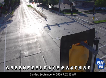 Greenfield Ave at 84th St live camera view