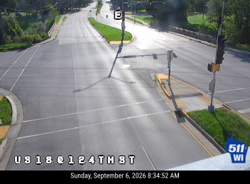 Bluemound Rd at 124th St live camera view