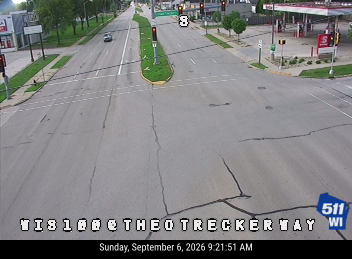 WIS 100 at Theo Trecker Way live camera view