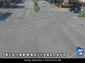 WIS 100 at National Ave live camera view