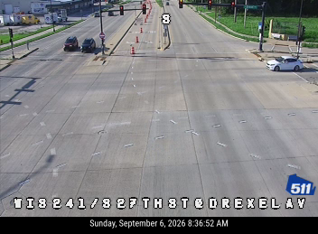 WIS 241/S 27th St at Drexel Ave live camera view