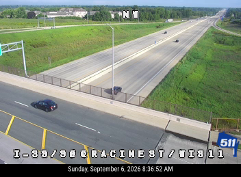 I-39/90 at Racine St/WIS 11 live camera view