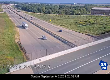 I-39/90 at County S live camera view