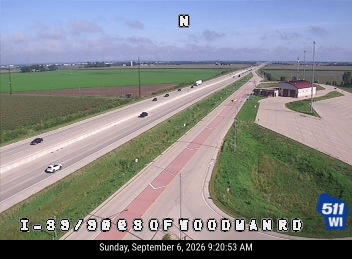 I-39/90 at S of Woodman Rd live camera view