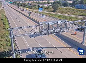 I-41 at WIS 125 live camera view