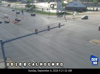 US 18 at Calhoun Rd live camera view