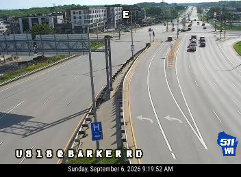 US 18 at Barker Rd live camera view
