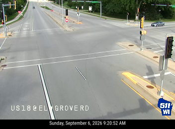 US 18 at Elm Grove Rd live camera view