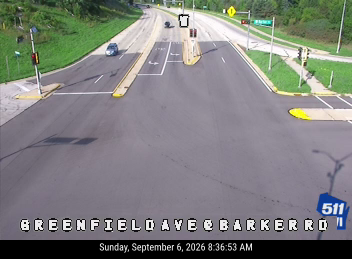 Greenfield Ave at Barker Rd live camera view