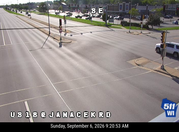US 18 at Janacek Rd live camera view
