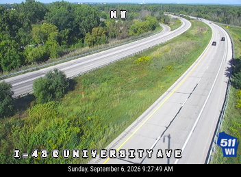 I-43 at University Ave live camera view