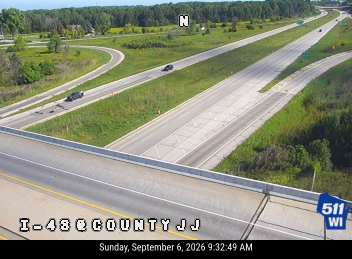 I-43 at County JJ live camera view