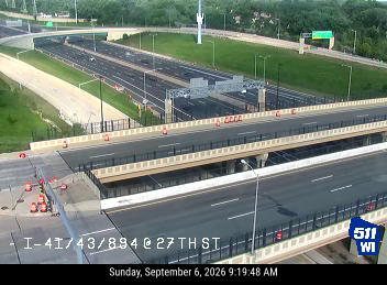 I-41/43/894 at 27th St live camera view
