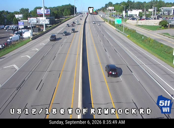 US 12/18 at W of Rimrock Rd (Flex) live camera view