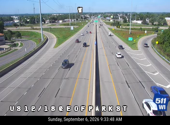 US 12/18 at E of Park St (Flex) live camera view