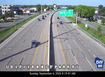 US 12/18 at W of Park St (Flex) live camera view