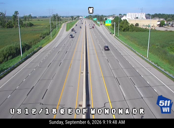 US 12/18 at E of Monona Dr (Flex) live camera view