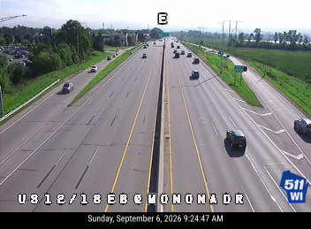 US 12/18 EB at Monona Dr (Flex) live camera view