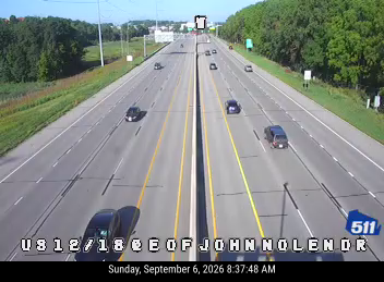 US 12/18 at E of John Nolan Dr (Flex) live camera view