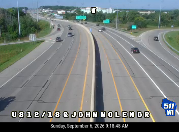 US 12/18 at John Nolan Dr (Flex) live camera view