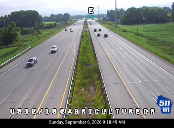 US 12/18 at Agriculture Dr (Flex) live camera view