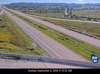 I-90 at WIS 131 live camera view