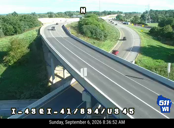 I-41/894/US 45 at Hale Interchange live camera view