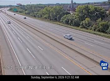I-94 at Springdale Rd live camera view