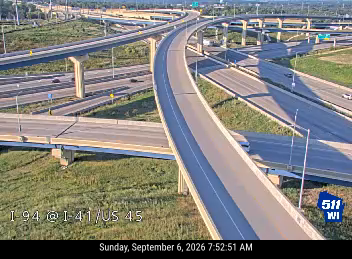 I-94 at I-41/US 45 HM live camera view