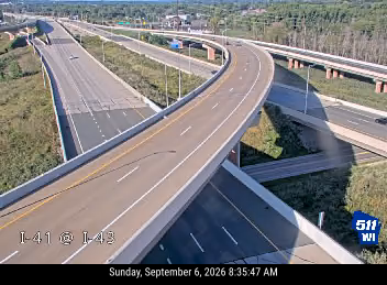 I-41 at I-43 live camera view