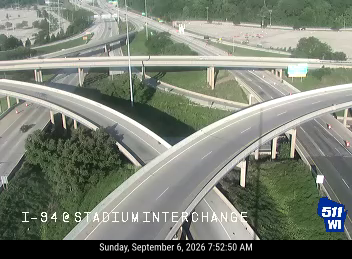I-94 at Stadium Interchange HM live camera view