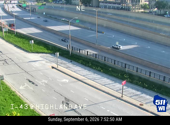 I-43 at Highland Ave live camera view