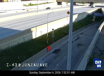 I-43 at Juneau Ave live camera view