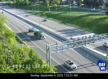 I-43 at Locust St live camera view