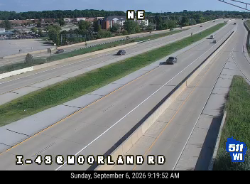 I-43 at Moorland Rd live camera view