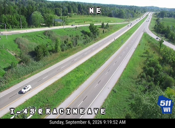 I-43 at Racine Ave live camera view