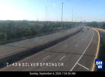 I-43 at Silver Spring Dr live camera view