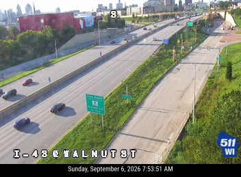 I-43 at Walnut St live camera view