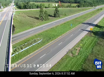 I-39/US 51 at WIS 54 live camera view