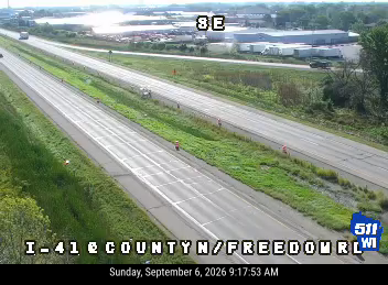 I-41 at County N/Freedom Rd live camera view