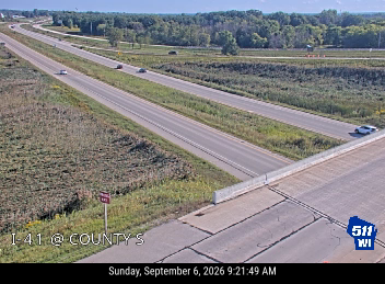 I-41 at County S live camera view