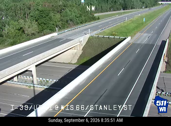 I-39/US 51 at WIS 66/Stanley St live camera view