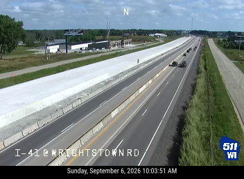 I-41 at Wrightstown Rd live camera view