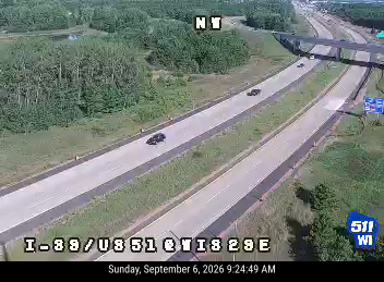 I-39/US 51 at WIS 29E live camera view