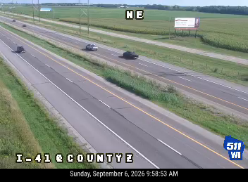 I-41 at County Z live camera view
