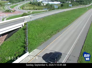 US 51 at County K live camera view
