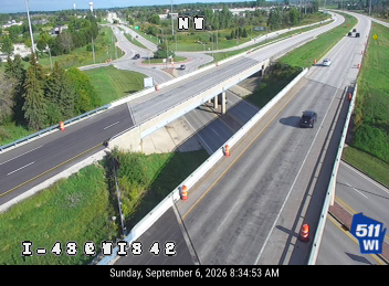 I-43 at WIS 42 live camera view
