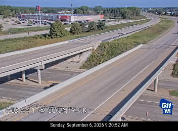 WIS 441 at County KK live camera view