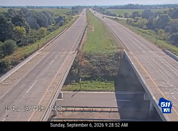 I-43 at WIS 140 live camera view