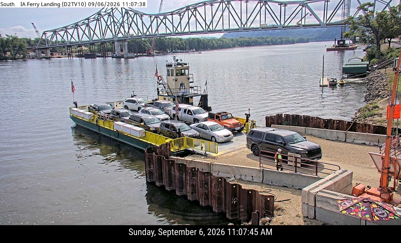 WI Ferry Landing @ Lansing live camera view